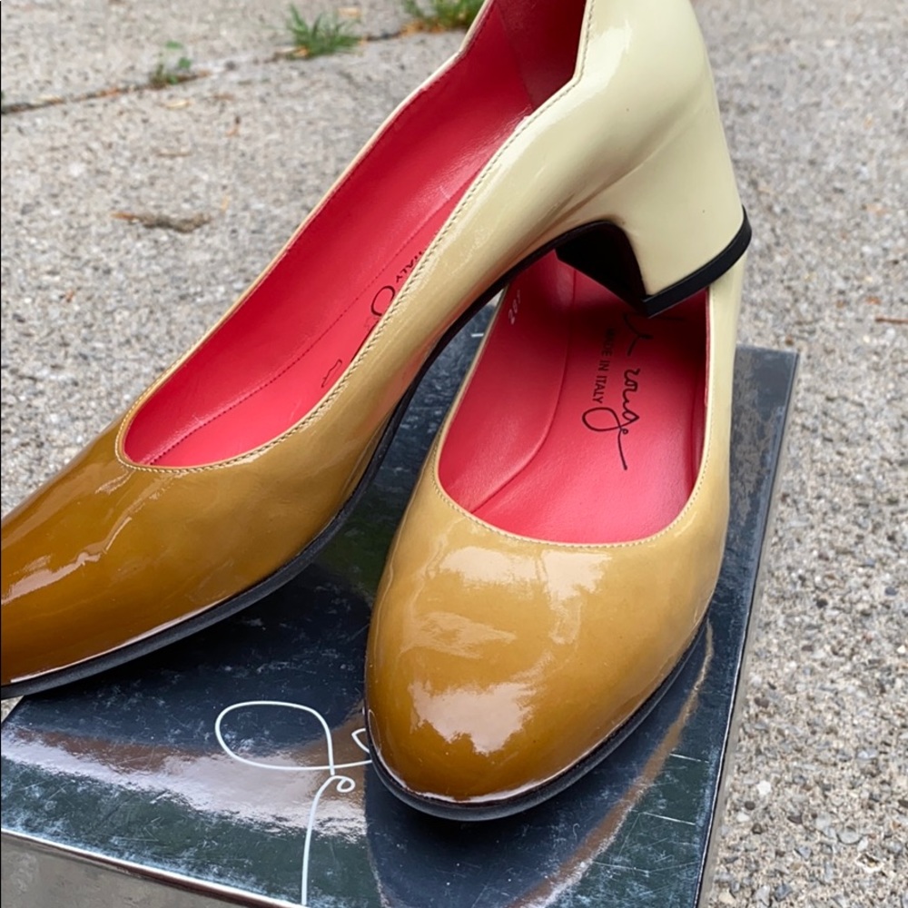 NEVER WORN! Pas Ole Rouge ombré mini heels